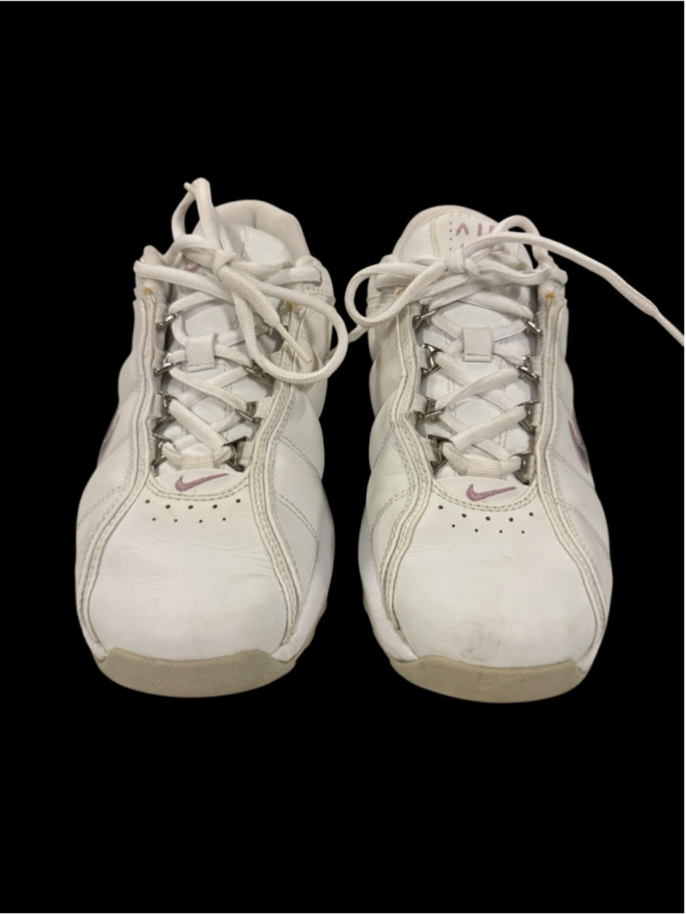 Women's Nike Air Sneakers White Pink Size 9